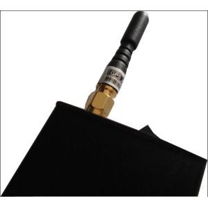 Black GPS 30dBm Portable Cell Phone Signal Jammer 808KB With 10m Range