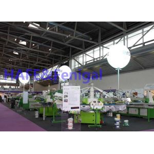 Inflatable Moon Balloon Light Exhibition Event Advertising LED 400w 36000 Lm