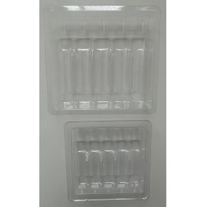 China Customized PET Ampoule Tray 1ml~10ml PET Ampoule Water Injection Tray on sale