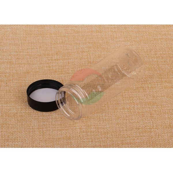 200Ml Samll Capacity Clear Plastic Cylinder Packaging Container