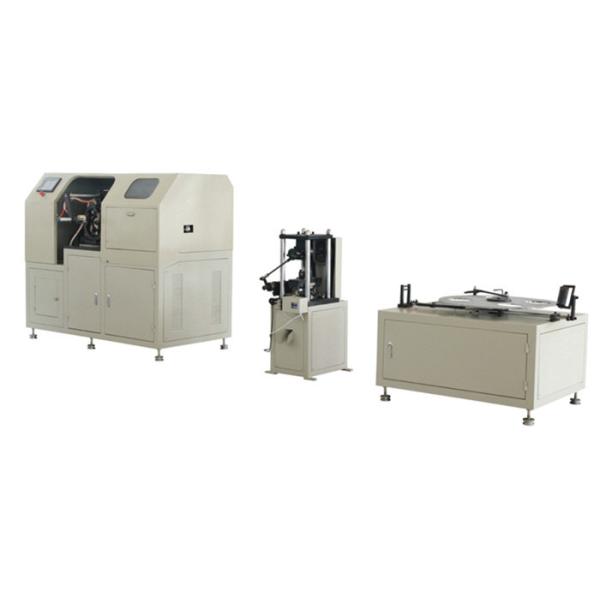 Spin On Filter Cutting Machine Oil Fuel Filter Full Auto Spiral Center Tube