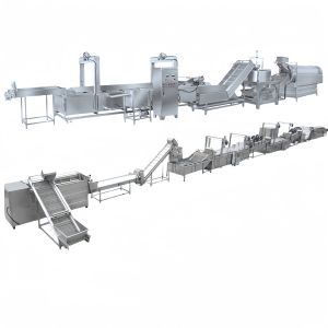 Customization 500kg Automated Industrial Potato Fries Production Line for and