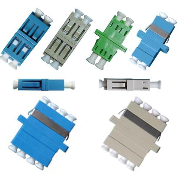 SC Shape LC Quad Fiber Optic Adapter for CATV System , Optic LAN