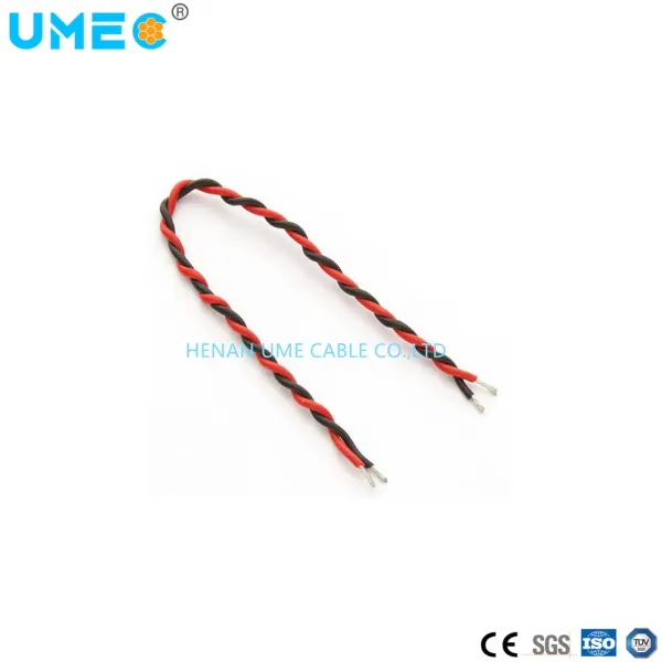 19/0.12 Twisted Pair Wires Silver-Plated Copper PTFE Wrapped Insulation PTFE Sheath