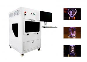 Cheap White 3D Crystal Laser Engraving Machine  For Crystal And Glass Engraving for sale