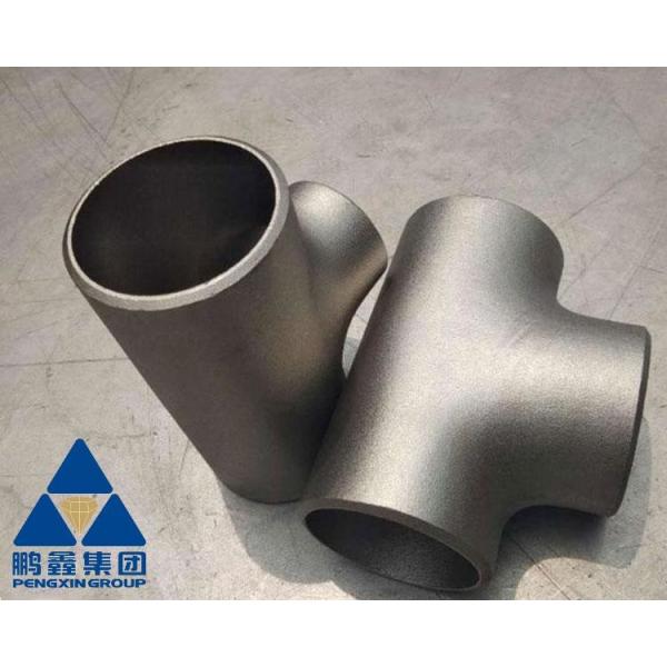 Quality Carbon Steel Straight Tee fittings, A234 WPB 10 Inch x SCH 40 , T type fittings change the fluid direction wholesale