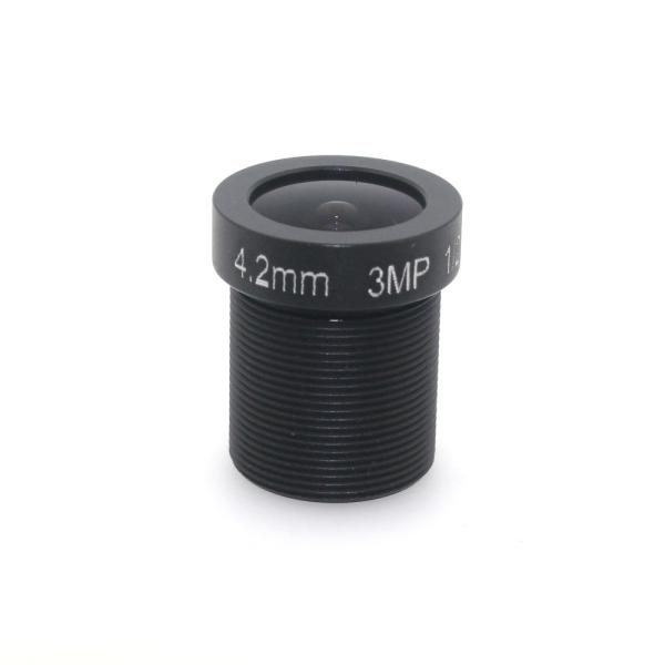 3MP 4.2mm lens 1/2.5" HD Fixed Iris M12 MTV IR Board CCTV Lens for Security IP