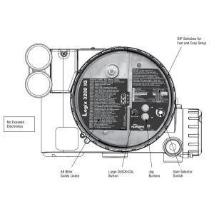White And Red Pneumatic Control Valve With Flowserve Positioner UAS Logix 3200