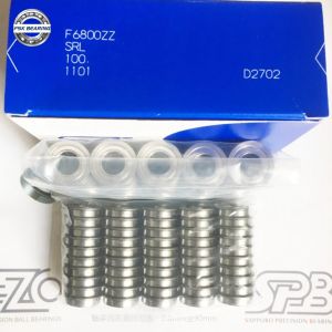EZO F697ZZ Flange Deep Groove Ball Bearing 7*17*5mm for Machine Tool Spindle