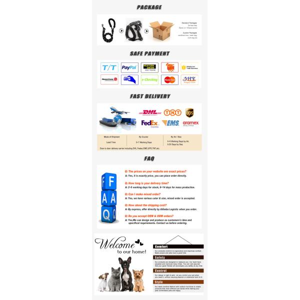 Adjustable Reflective Pet Dog Harness With Nylon Leash Outdoor Training For Small Medium Large Dogs