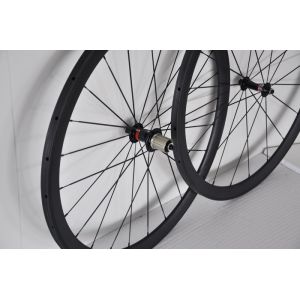 100% hand-built and fast delivery oem carbon bicycle wheelset 38mm tubular for road bike