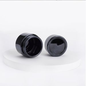 20g 30g 50g Black Eye Cream Jar With Lid Cosmetic Package Container Glass Cream