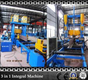 Cheap H beam assemblying welding and straightening machine Automatic 3 in 1 H beam productions line for sale