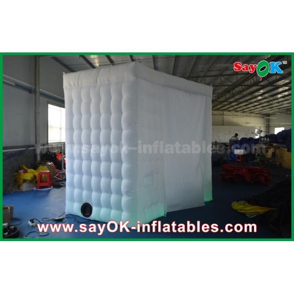 Inflatable Photo Studio White Arc - Shaped Portable Inflatable Photo Booth Shell
