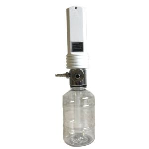 Medical oxygen flow meter with humidifier portable oxygen inhaler