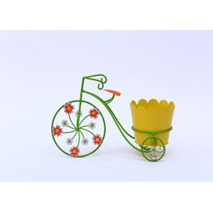 Multiple Design Metal Garden Pot Home Furnishings Customizable