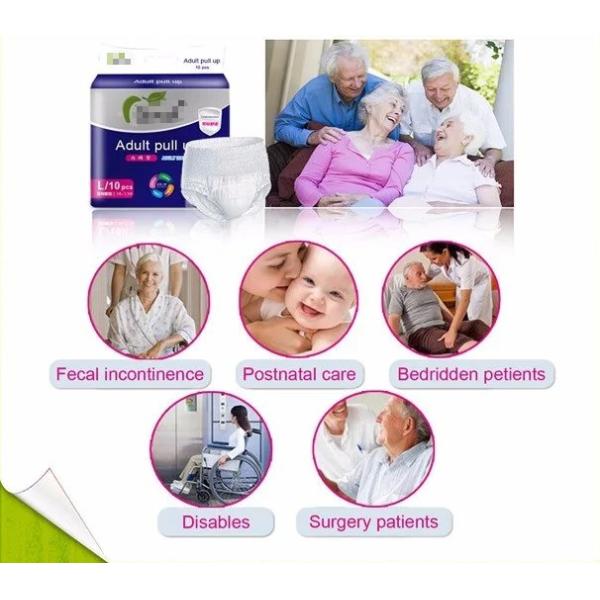 Breathable Soft Leak Guard Baby / Elderly Unisex Adult Diapers