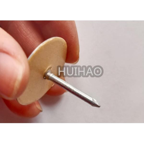 1" Length Galvanised Cup Head Capacitor Discharge Cd Weld Pins With Paper Washer