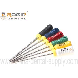 Circle Cross Section Endo Motor Files For Root Canals Enlargement