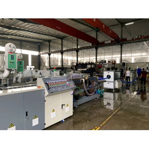 Double Wall Corrugated Pipe Making Machine For HDPE Pipe Manufacturing Process