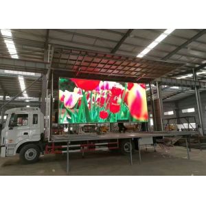 3D Custom Advertising Truck Mounted LED Screen Full Color For Roadside