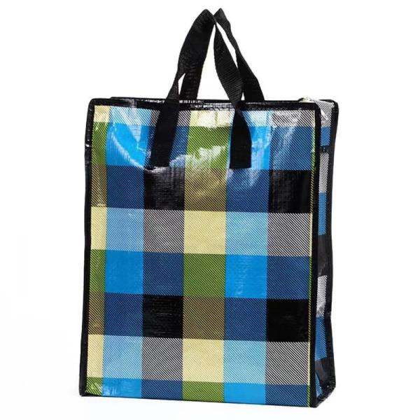 Colorful Laminated Pp Non Woven Bags Biodegradable Zip Shopping Bag Non Woven