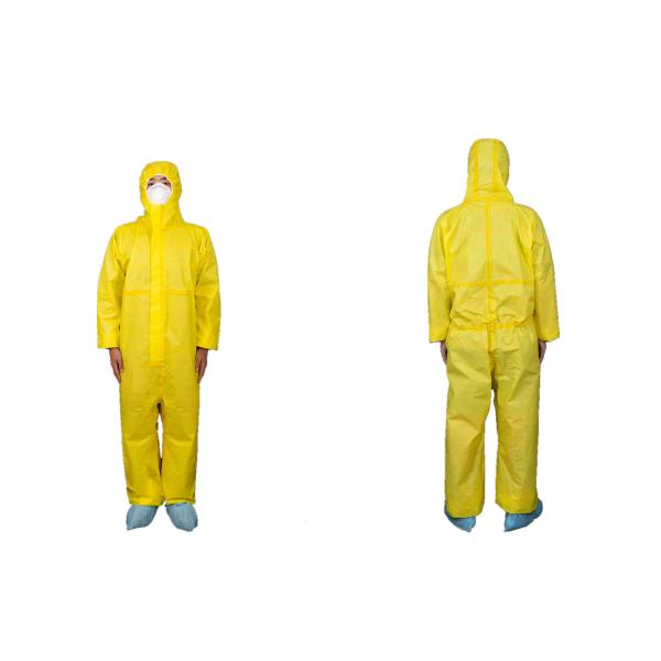 CAT.III Type 3B Disposable Medical Protective Coverall Waterproof With 3-pieces