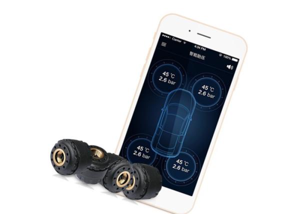 Quality IP67 Wireless Tyre Pressure Monitoring System APP Real Time Monitoring External Sensors wholesale