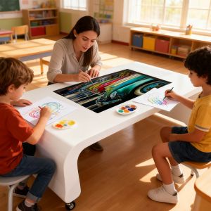 Cheap Party Interactive Touchscreen Game Table 32 Inch With Learning Software for sale