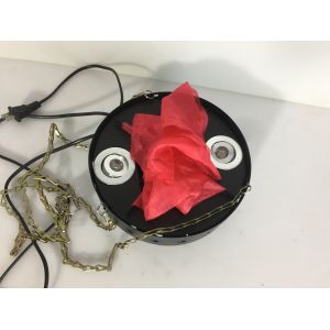 red led silk flame light with iron shell