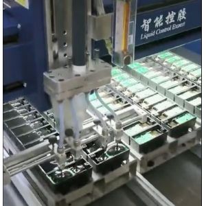 Automatic Glue Potting Machine With Conveyor Partner
