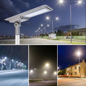 High Lumen All In One Solar LED Street Light IP65 100watt For Garden Parking Lot