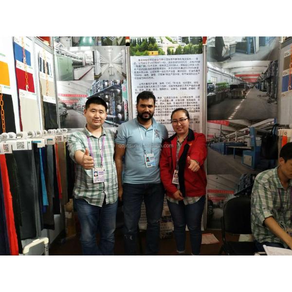 Plain Dyed 80% Polyester 20% Cotton 255-260gsm Twill Workwear Fabric with Peach Finish