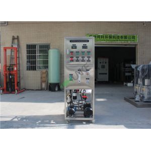 FRP / SS304 RO Seawater Desalination Equipment , Reverse Osmosis Water Treatment