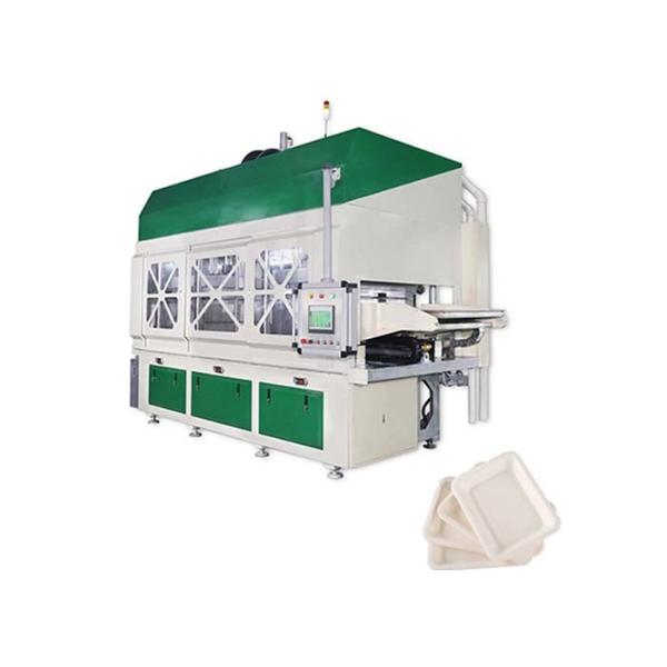 Biodegradable Sugarcane Bagasse Tableware Pulp Molding Machine Fully Automatic