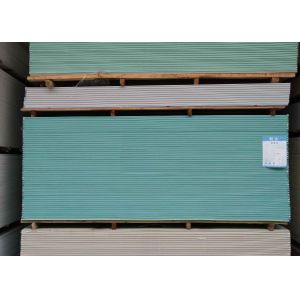 1200mm Width Green Gypsum Board Water Resistant Plaster Board For Drywall Sheet
