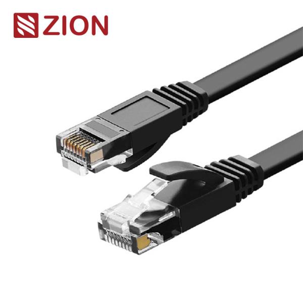 Quality Zion Communication FLAT CAT6 UTP RJ45 Patch Cord Lan Cable Plug Connector for Mac, Computer, PC, Router, Modem wholesale