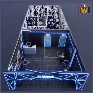 Cheap Facial Scanning Space Arcade VR Space Simulator Game Machine for sale
