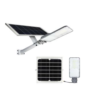 China 80Wh Monocrystalline Solar Panel Street Light Aluminium Housing 2000lm 200w on sale