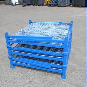 collapsible basket wire mesh container pallet steel wire metal mesh metal mesh