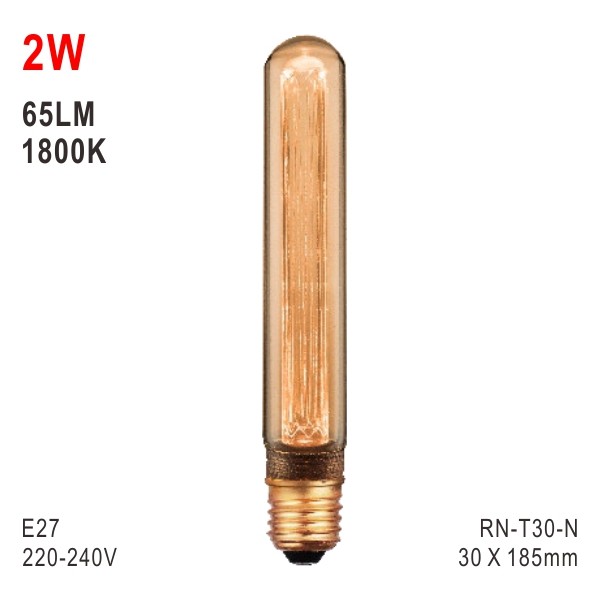 E27 LED Bulb, Deco Light, LED Lamp, Tube Bulb, Fashionable Glass Bulb, Candle