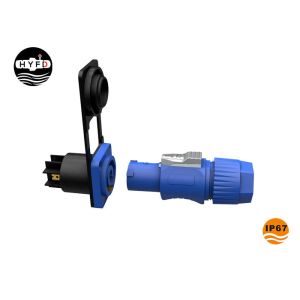 HYFD IP67 3 Pin 20A Nylon PA66 Power Signal Connector