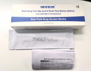 China Oral 3.00mm 6 Panel Saliva Drug Test FDA CE FSC on sale