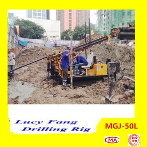 China Cheapest Mini MGJ-50L Crawler Micropile Hole Earth Auger Drilling Machine