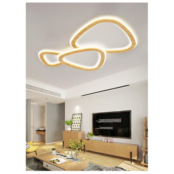 Modern Ceiling Lights Living Room Art dero Cloud round Wooden ceiling lights(WH-WA-50)