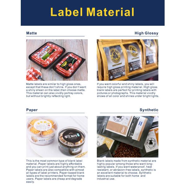 Adhesive Food Label