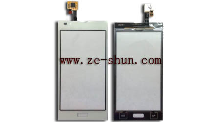 Mobile Phone Digitizer Replacement Touch Screens For Samsung P5200 / P5210 White