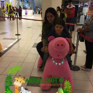 China Hansel attractive for kids stufffed unicorn motorized plush animal on sale