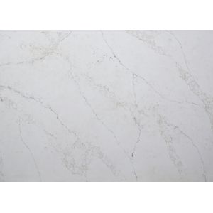China High Tenacity White Quartz Bathroom Countertops 6mm 8mm 10mm Thickness on sale
