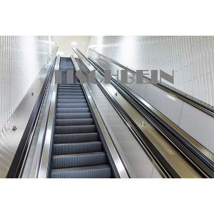 Two Direction Moving Option Commercial Escalator 800mm Step With Illumination